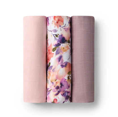 Snuggle Hunny Large Organic Muslin Wraps 3 Pack – Various