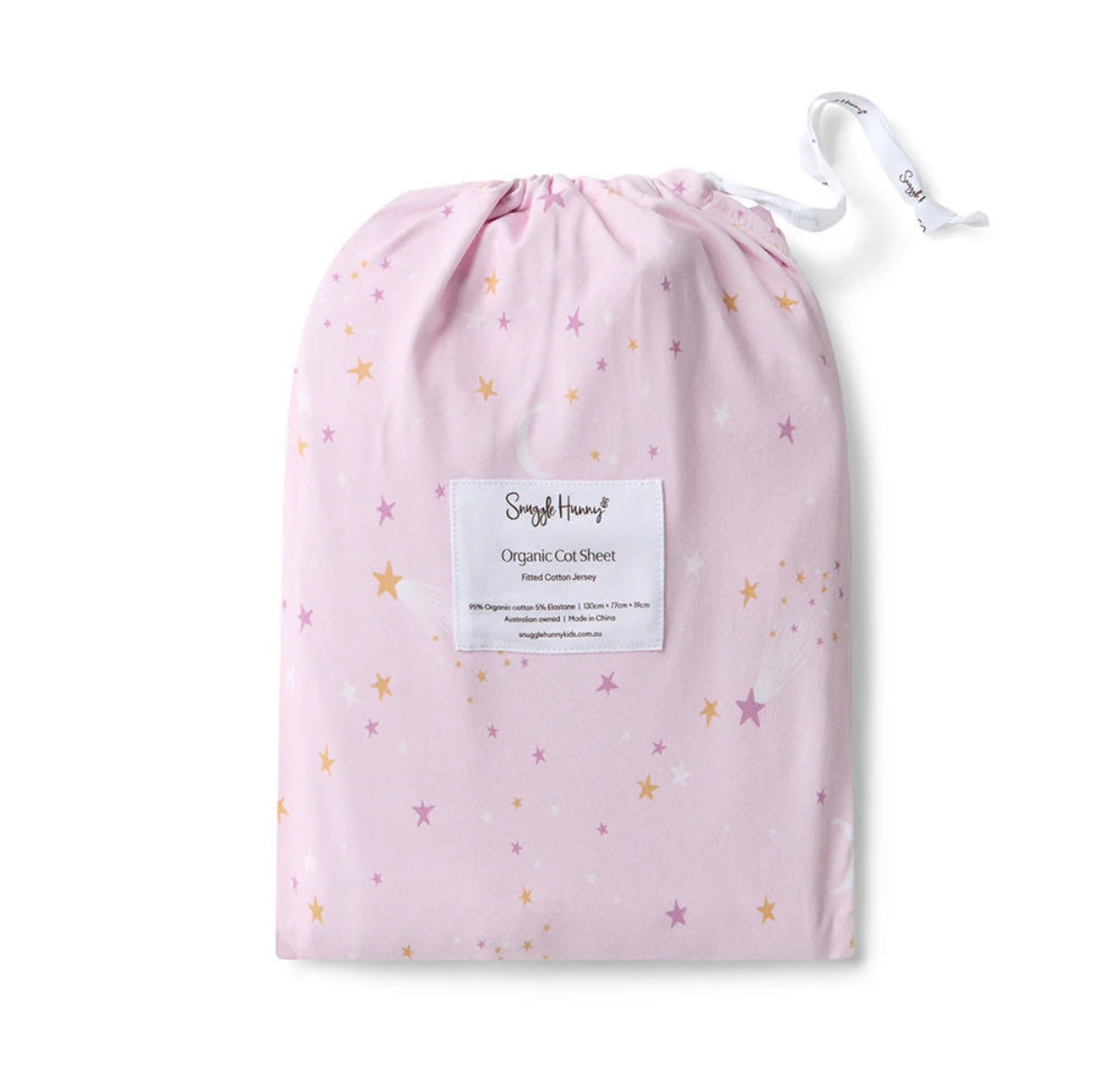 Snuggle Hunny Twinkle Fitted Cot Sheet