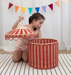 Olli Ella Circus Tent Toy Basket