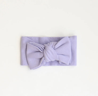 Thea With Love Jacquard Knit Bow Lavender