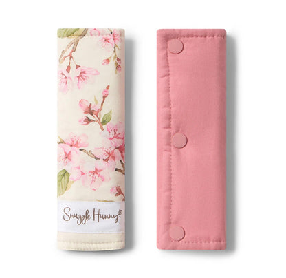 Snuggle Hunny Cherry Blossom  Universal Reversible Pram Strap Covers