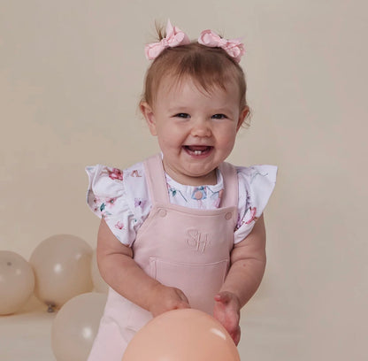 Snuggle Hunny Baby Pink Joey Overalls