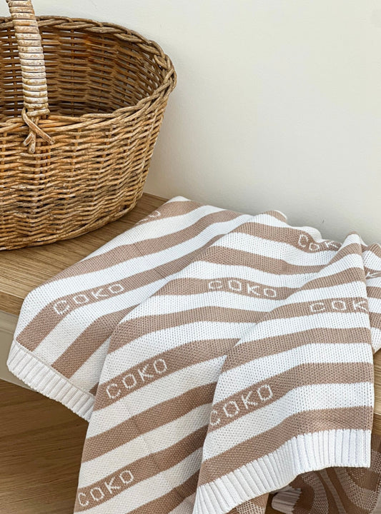 Coko Baby CK Stripe Blanket