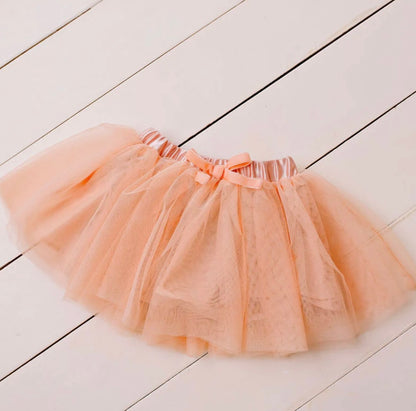 Confetti Kidz Soft Peach Tulle Skirt