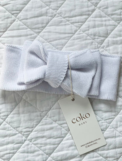 Coko Baby Milk Bow Headband