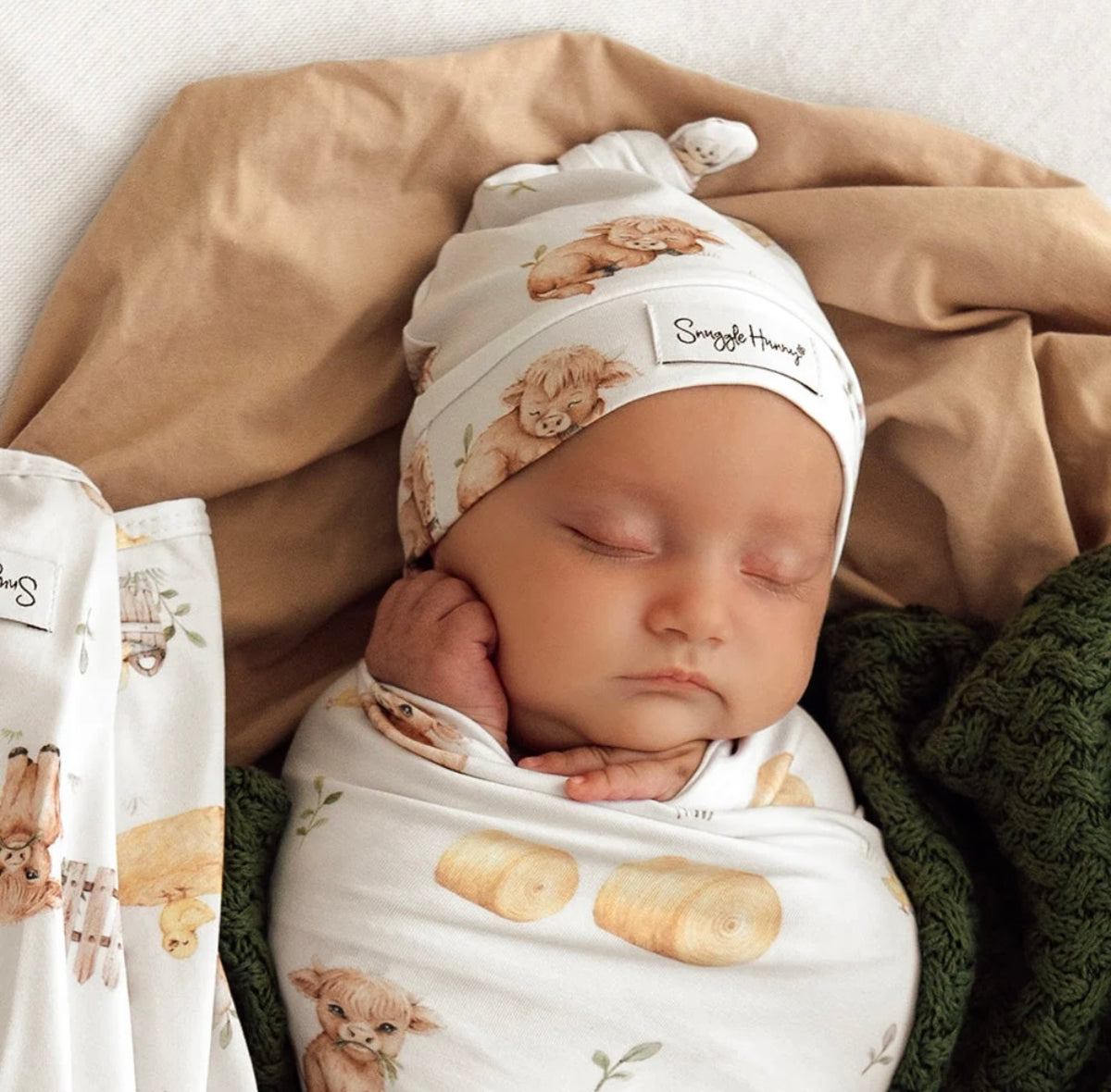 Snuggle Hunny Knotted Beanie – Various