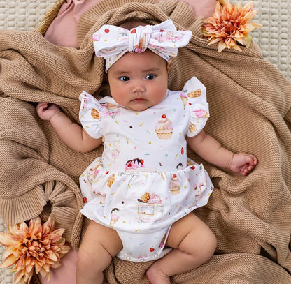 Snuggle Hunny Ice Creams Short Sleeve Dress