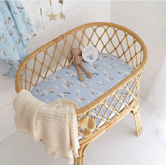 Snuggle Hunny Taking Flight Bassinet / Change Pad Cover