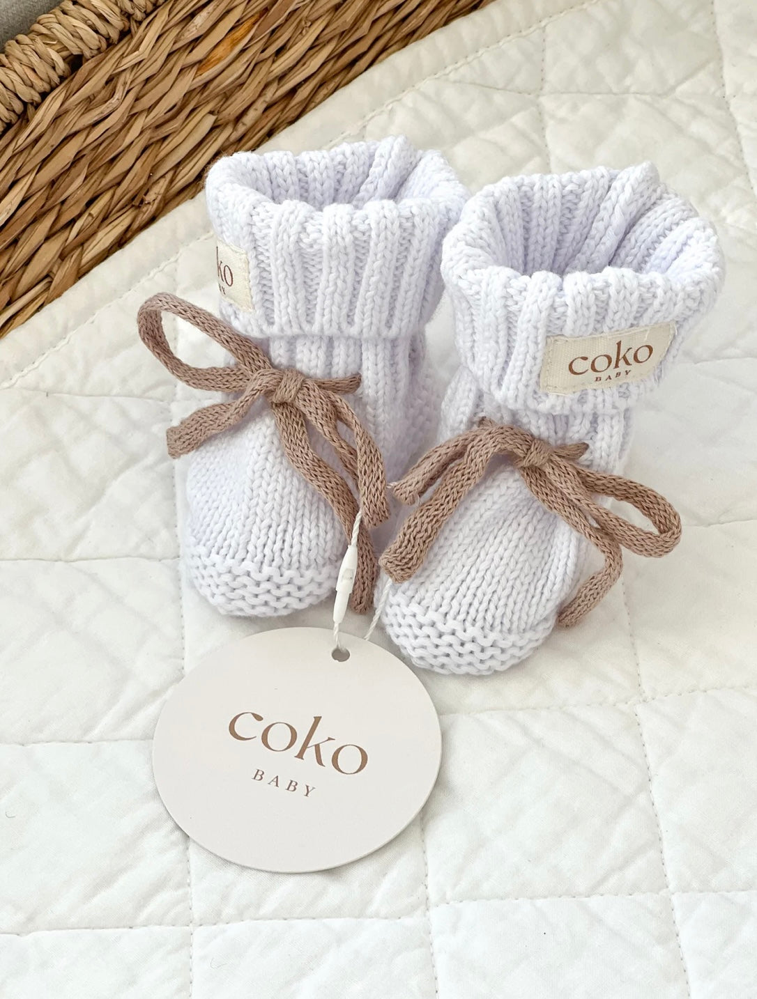 Coko Baby Milk & Mocha Booties