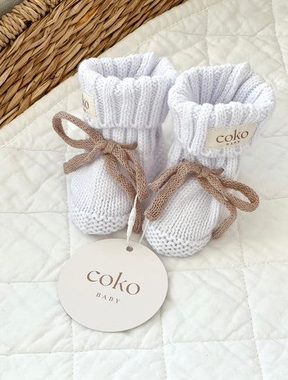 Coko Baby Milk & Mocha Booties
