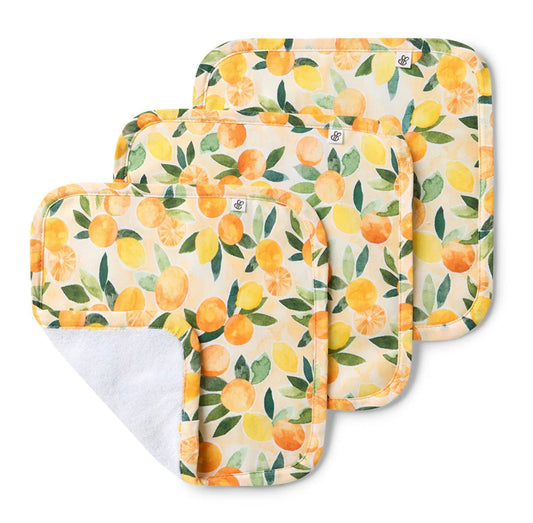 Snuggle Hunny Sunny Citrus Wash Cloths 3 Pack