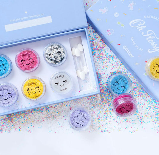 Oh Flossy Kids Disco Fever Glitter Set