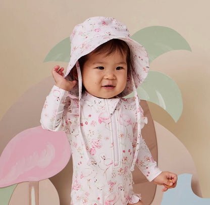 Snuggle Hunny Flamingos Swim Hat