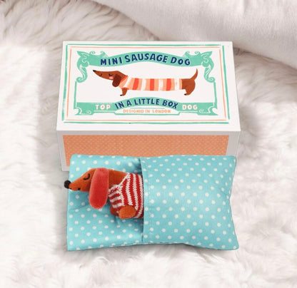 Rex London Mini Sausage Dog in Little House