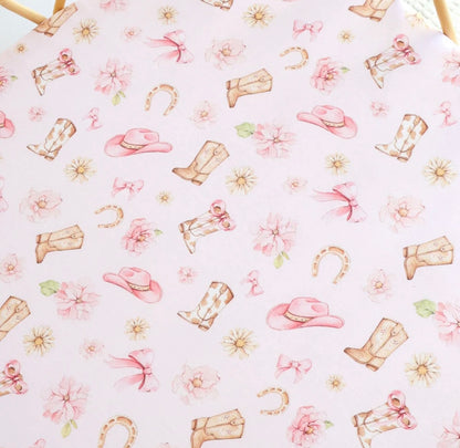 Snuggle Hunny Boots & Bows Bassinet / Change Pad Cover
