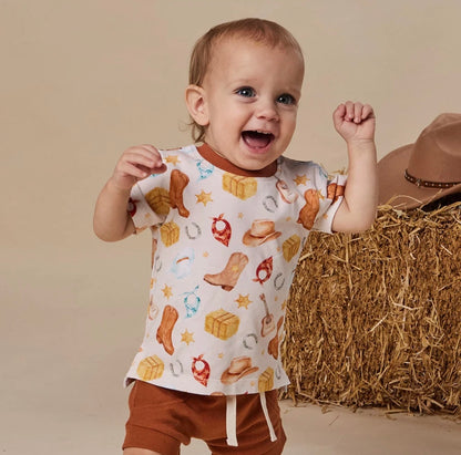 Snuggle Hunny Cowboys Short Sleeve T-Shirt