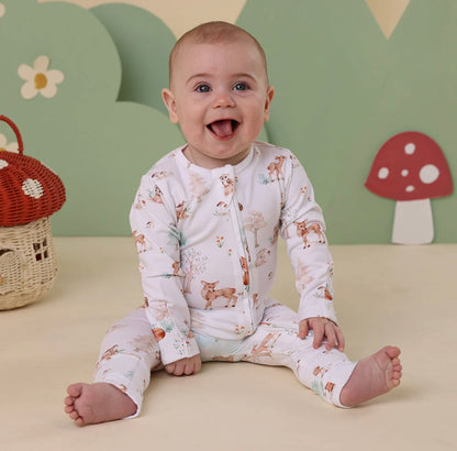 Snuggle Hunny Woodland Tales Snugglesuit Convertible Romper