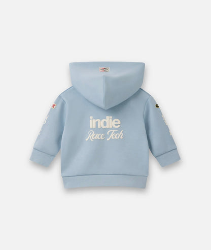 Indie Kids The Race Tech Hoodie Water Blue