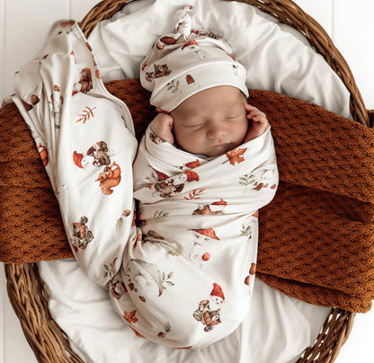 Snuggle Hunny Wrap & Beanie Set – Various