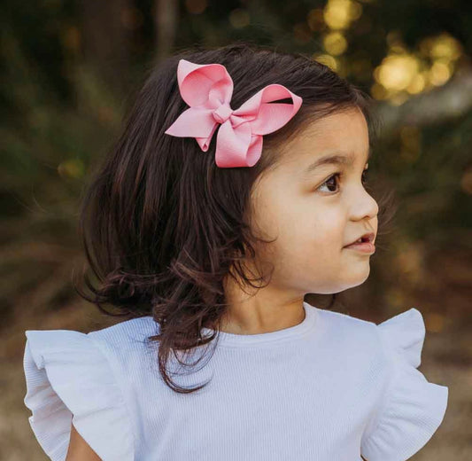 Snuggle Hunny Sherbet Pink Hair Clip Bow