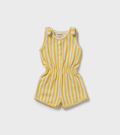 Wilson & Frenchy Honey Wave Organic Terry Playsuit