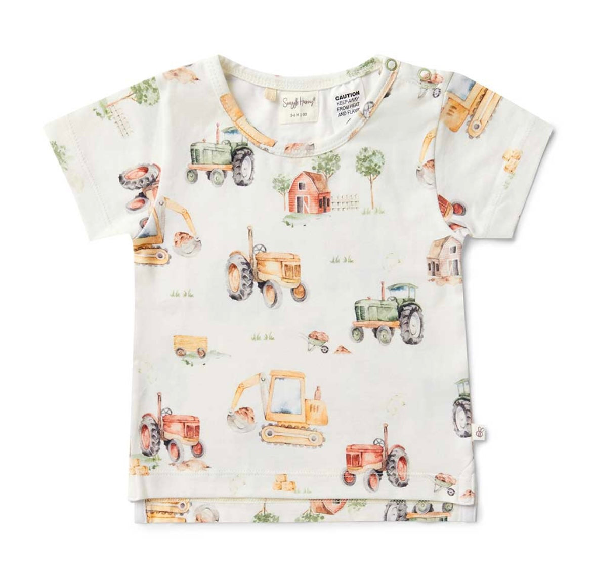 Snuggle Hunny Diggers & Tractors T-Shirt