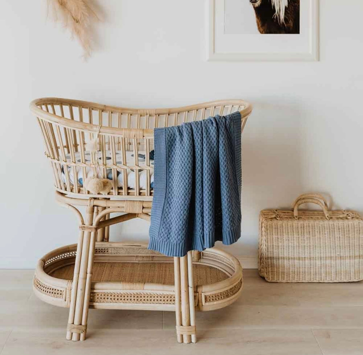 Snuggle Hunny River Diamond Knit Baby Blanket