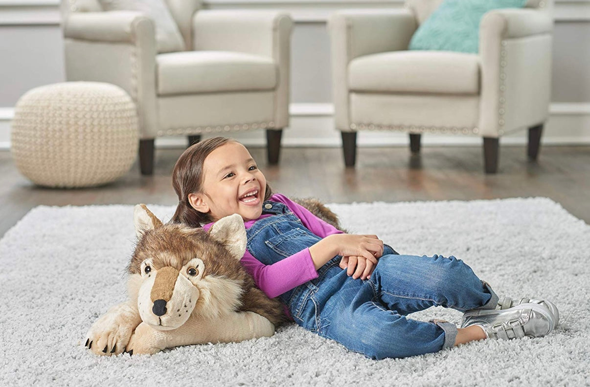 Wild Republic Cuddlekins Jumbo Wolf