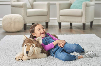 Wild Republic Cuddlekins Jumbo Wolf