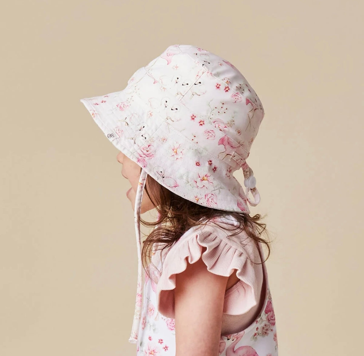 Snuggle Hunny Flamingos Swim Hat