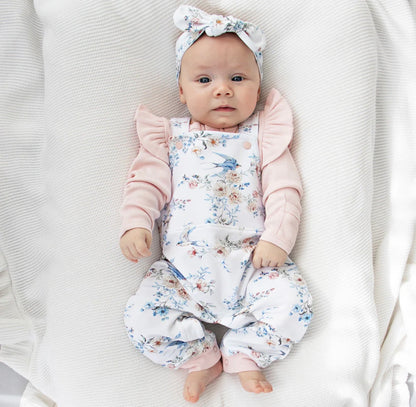 Snuggle Hunny Sweet Swallows Snuggle Overalls