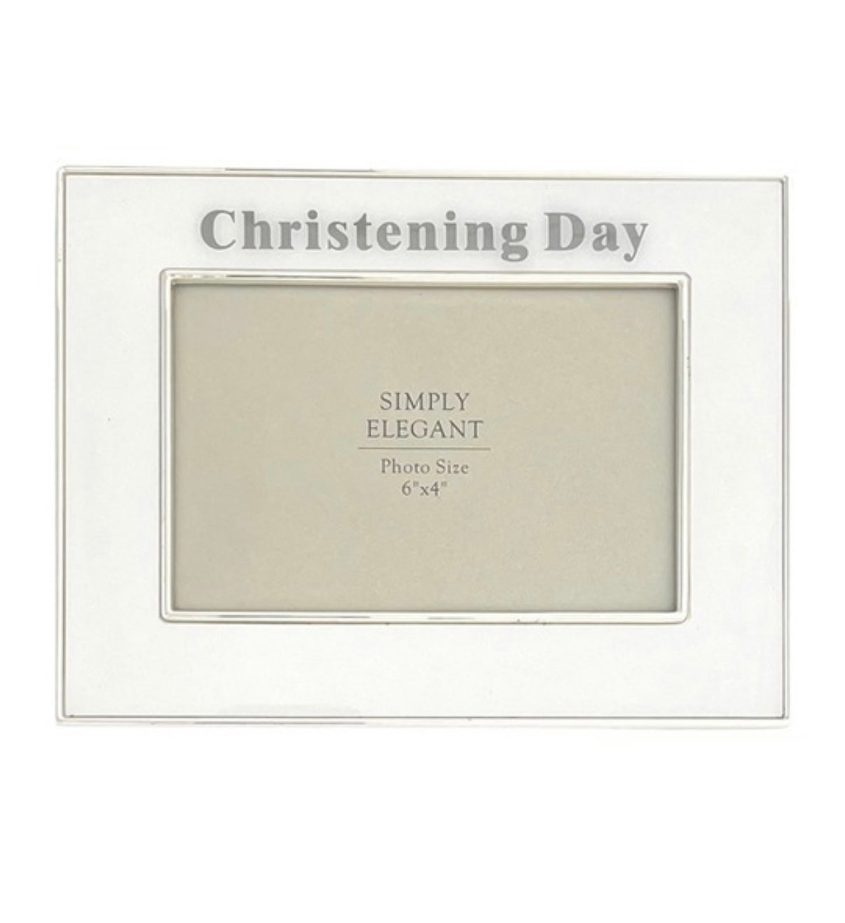 Russell Collection Christening 4x6" Photo Frame