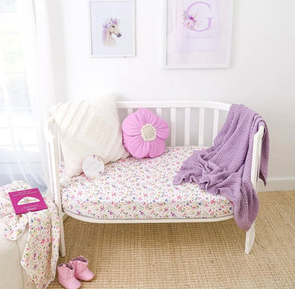 Snuggle Hunny Gracie Fitted Cot Sheet