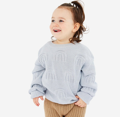 Kynd Baby Rainbow Knit Jumper Sky Blue