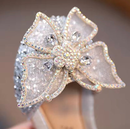 Silver Sequin Butterfly Princess Shoes