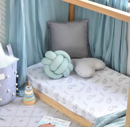 Snuggle Hunny Wild Fern Fitted Cot Sheet