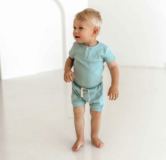 Snuggle Hunny Sage Shorts