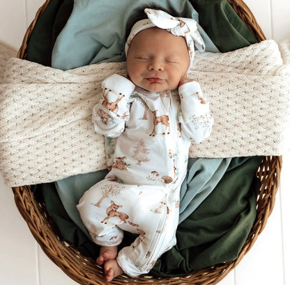 Snuggle Hunny Woodland Tales Snugglesuit Convertible Romper