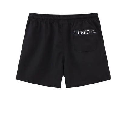 Cracked Soda Colby Casual Shorts Black