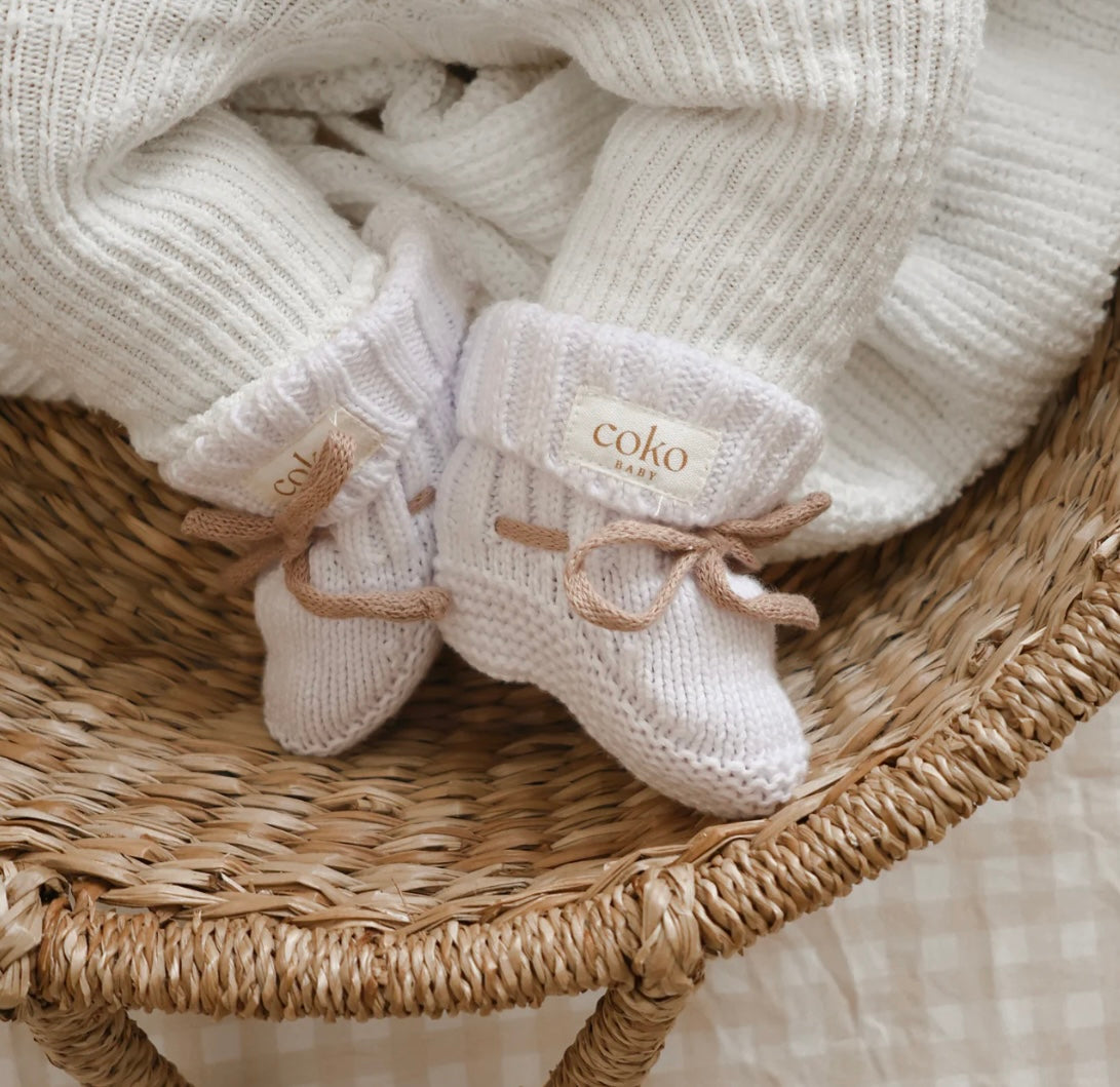 Coko Baby Milk & Mocha Booties