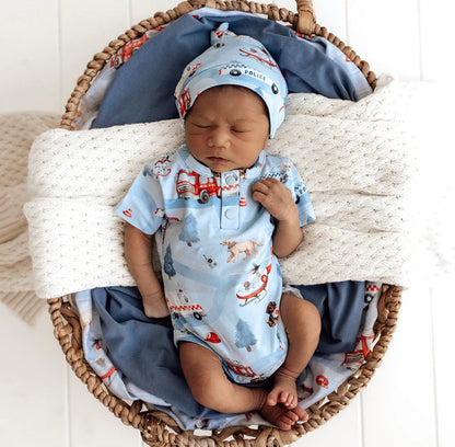 Snuggle Hunny To The Rescue Short Sleeve Bodysuit