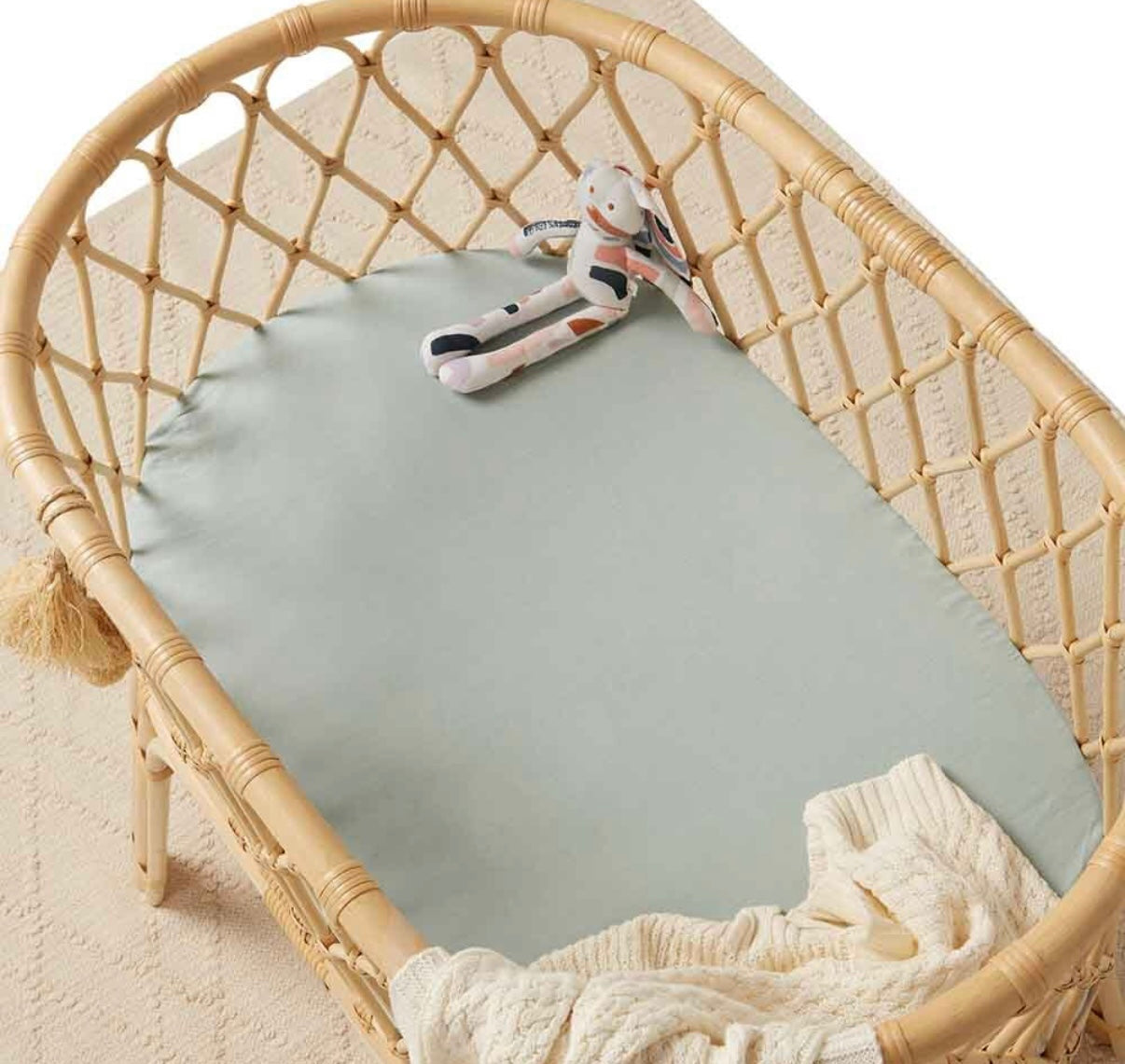 Snuggle Hunny Sage Bassinet / Change Pad Cover