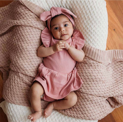Snuggle Hunny Rose Short Sleeve Dress