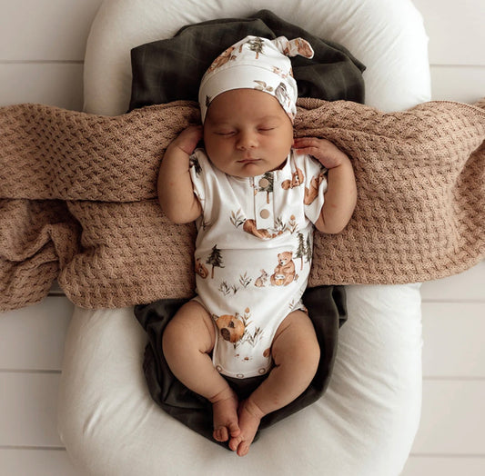 Snuggle Hunny Bears Short Sleeve Bodysuit