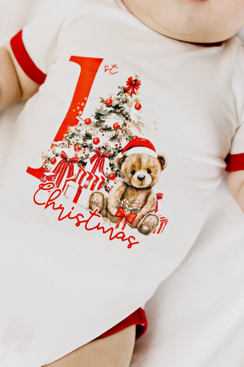 Confetti Kidz My First Christmas Bamboo Bodysuit
