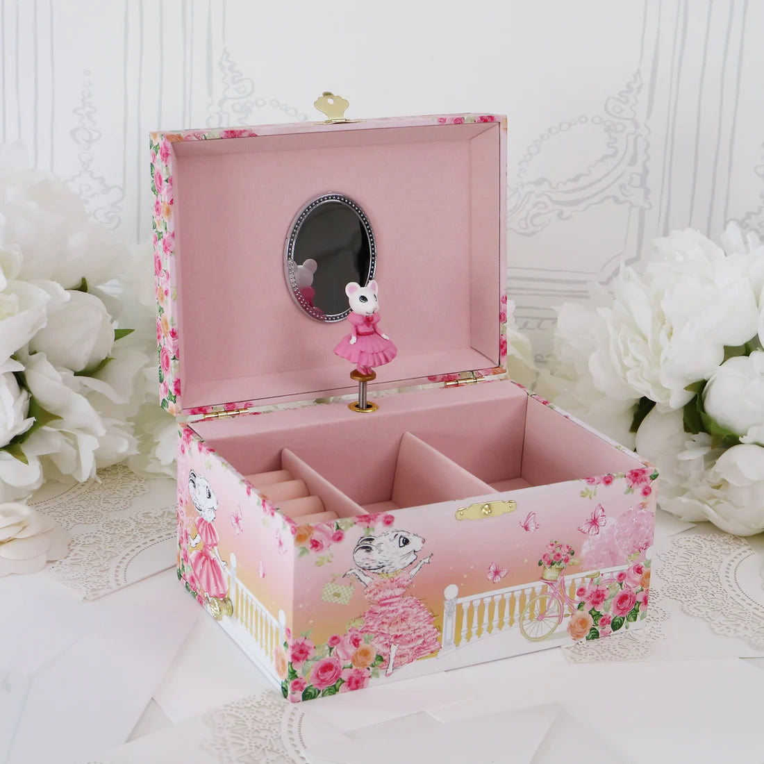 Claris The Chicest Mouse in Paris Musical Jewellery Box