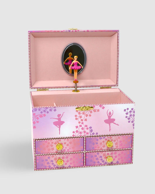 Pink Poppy Ballerina Boutique Musical Jewellery Box