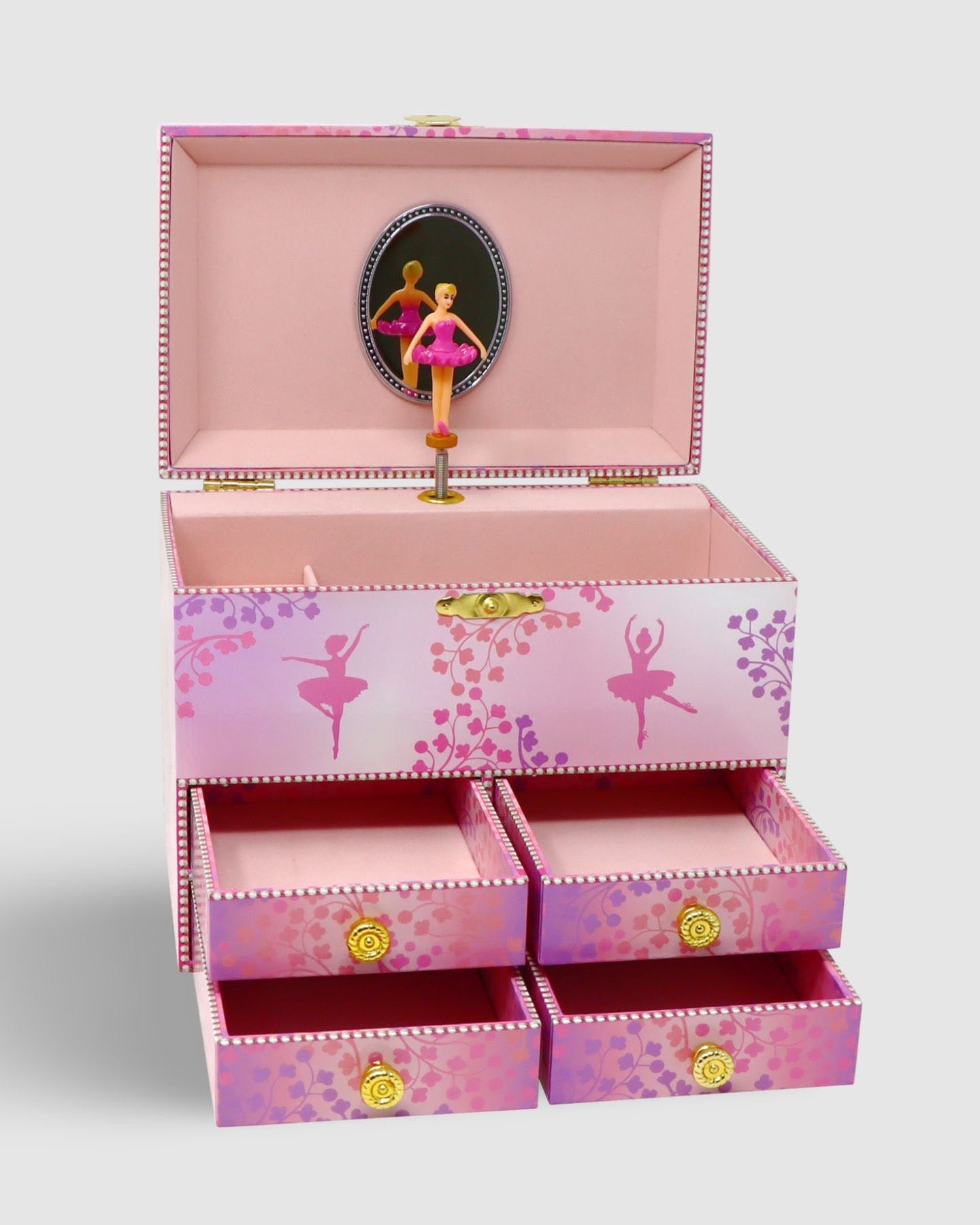 Pink Poppy Ballerina Boutique Musical Jewellery Box