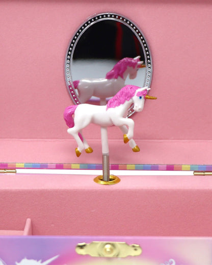 Pink Poppy Dreamland Unicorn  Musical Jewellery Box