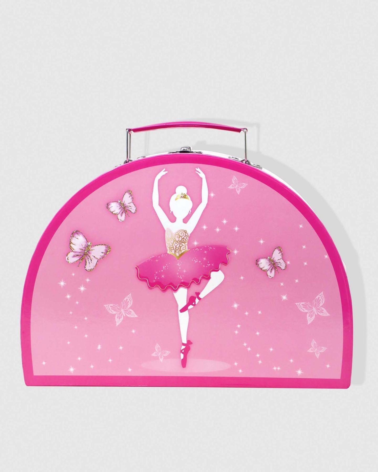 Pink Poppy Butterfly Ballet Tin Tea Set